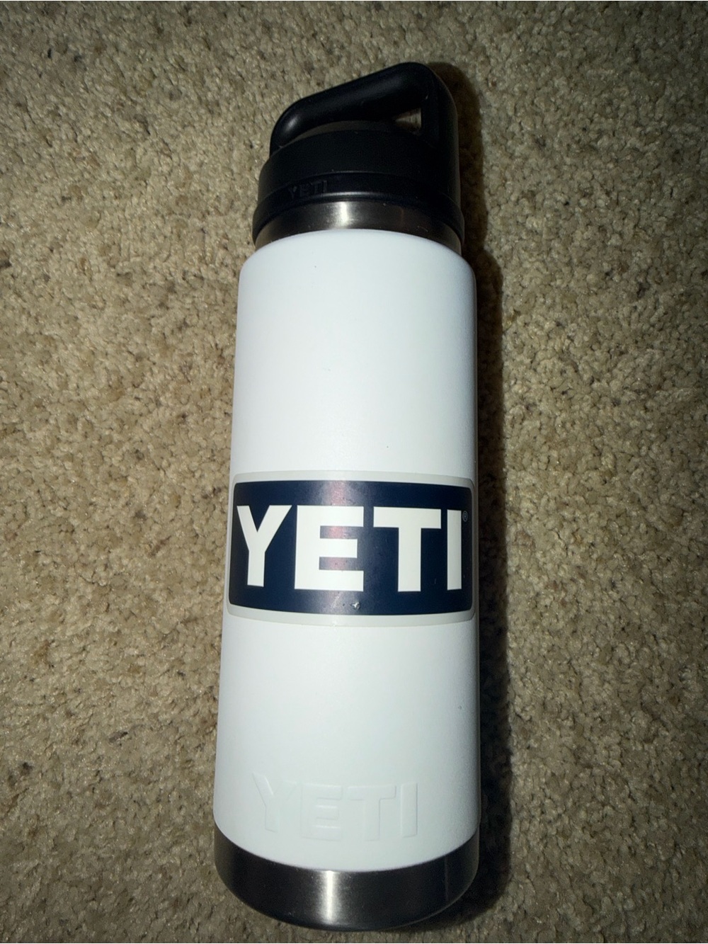 YETI 26 oz. White Rambler Bottle With Chug Cap